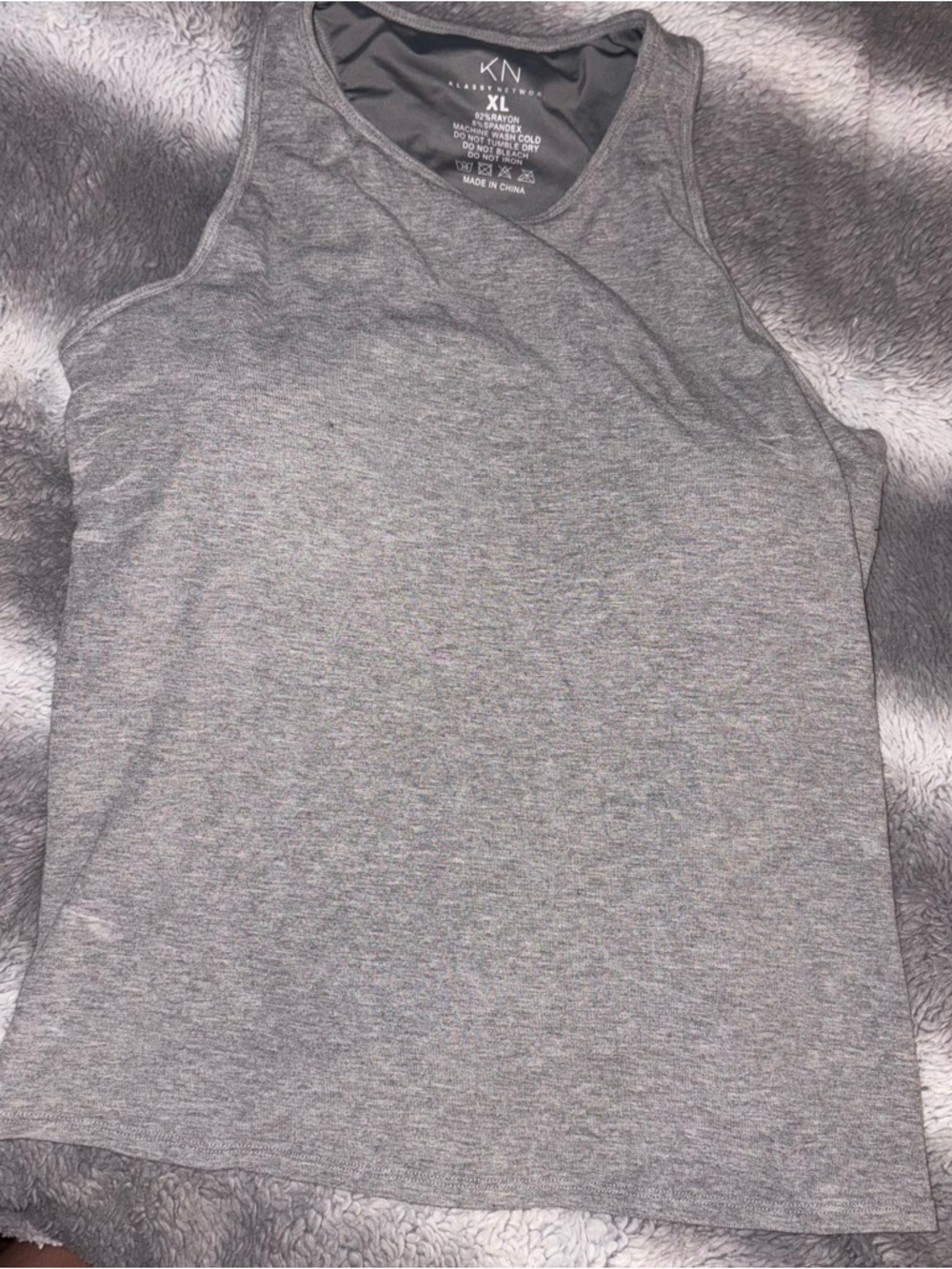 Klassy Network Kids Gray Heather Tank